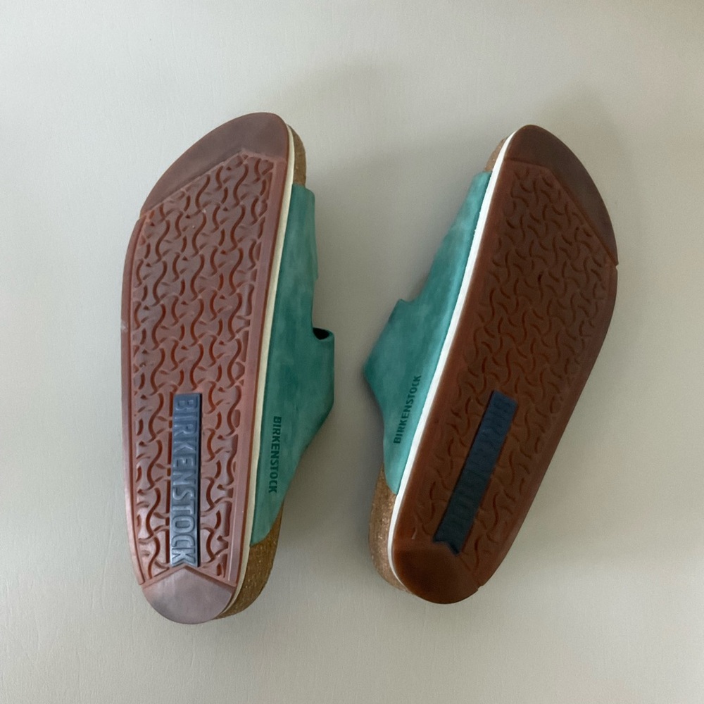 Birkenstock Arizona Teal Sandals - Picture 6 of 11